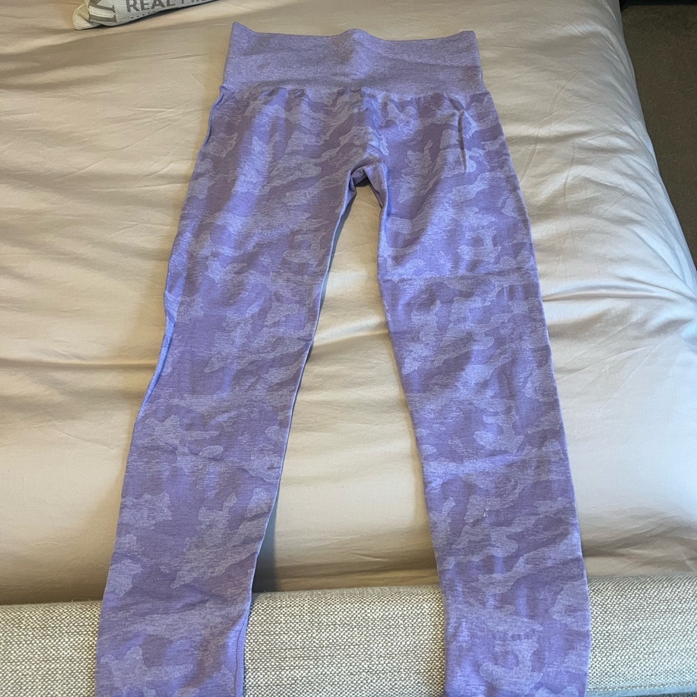NVGTN Lilac Camo Seamless Leggings